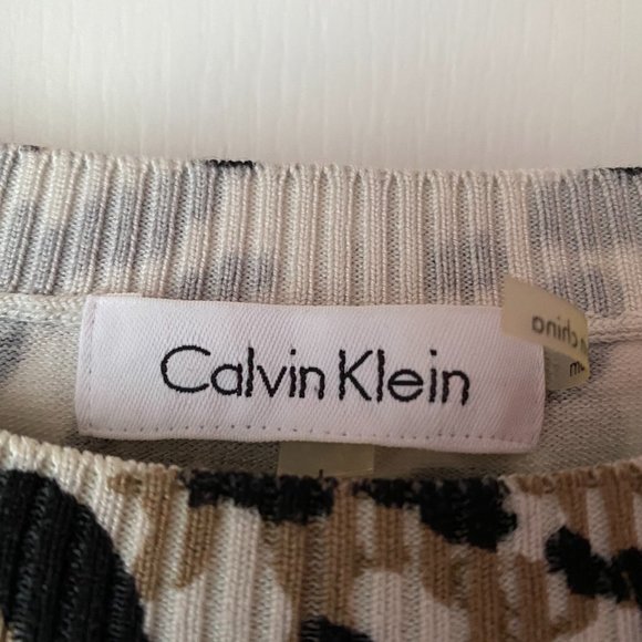 Calvin Klein Animal Print Top - Picture 3 of 3